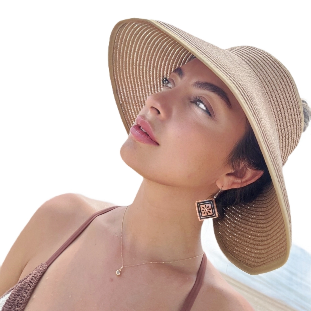 Foldable beach hat - Picture 6 of 8